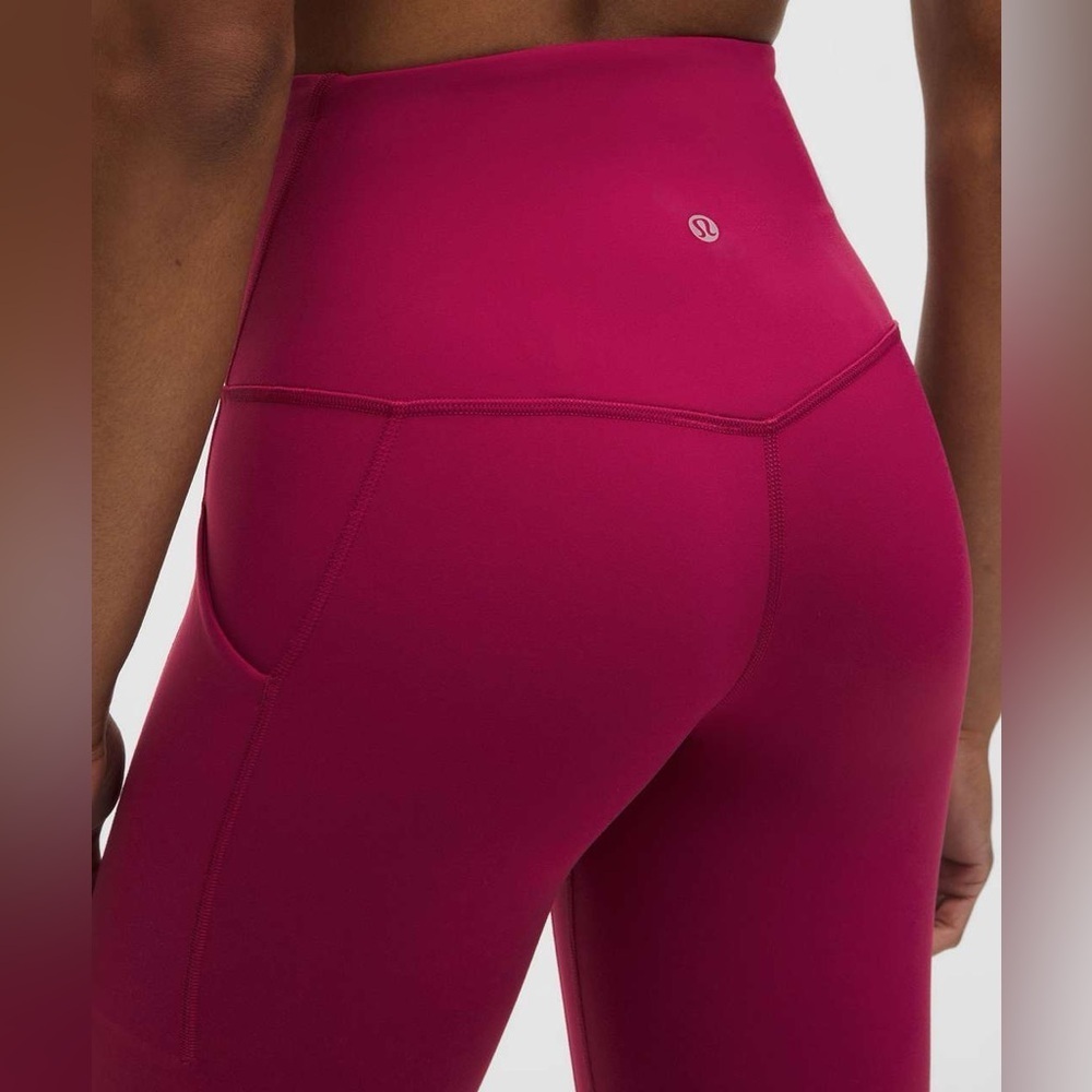 NWT Lululemon Align High-Rise Pant with Pockets 25"
Magenta Smoke size 2 - Picture 8 of 12